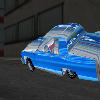 el blue Cadillac